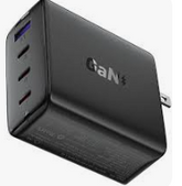 Laadija Acefast A96 PD100W GaN 3xType-C / 1xUSB-A  (must/ ameerika pistik)